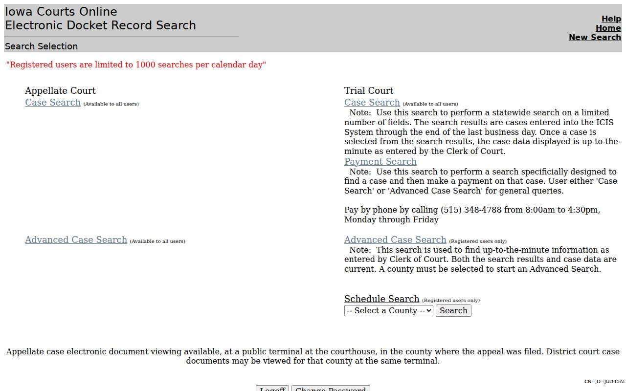 Linn County outstanding warrant court search at Iowa Courts Online